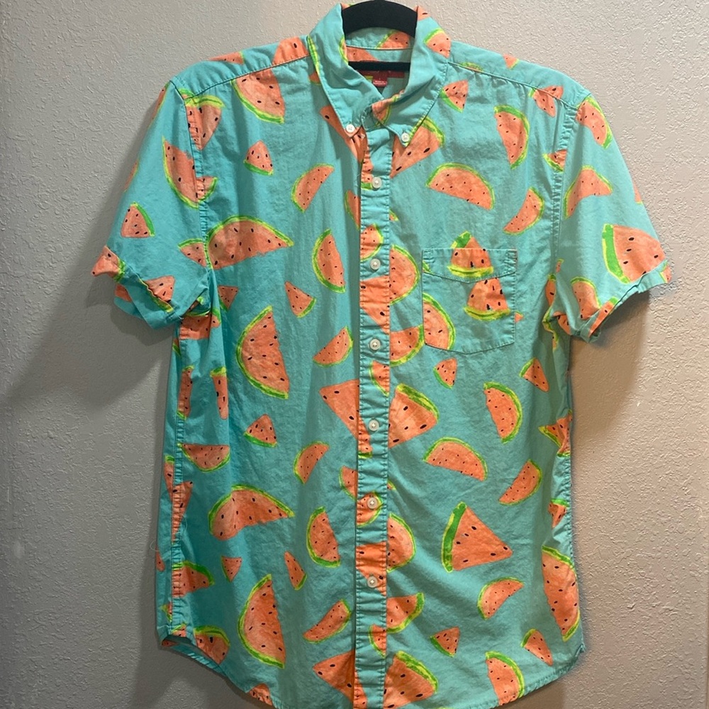 Arizona Watermelon Button-down